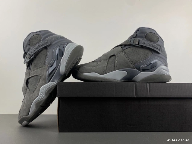 1st Kicks Shoes 8 Cool Grey 305381-014 Jordan Retro 0716
